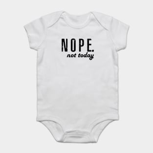 Nope Baby Bodysuit